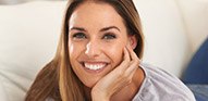 Woman with beautiful healthy smile